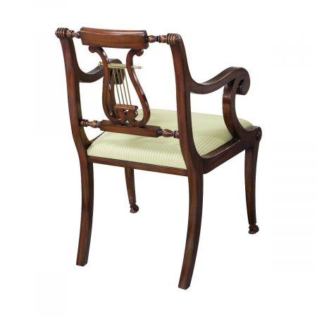 Armlehnstuhl "Lyre" Stuhl aus Holz