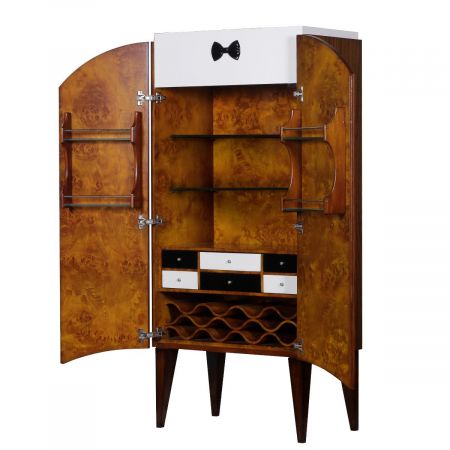 Art Deco Bar "New Tuxedo" 170cm in Special Finish
