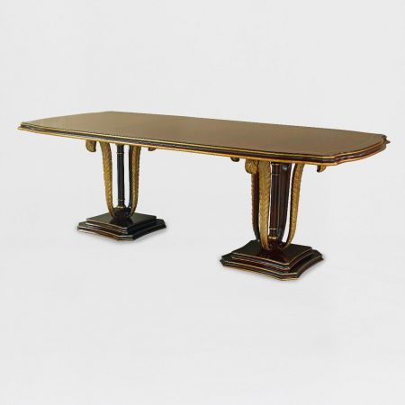 Art Deco Esstisch 240cm Mahagoni