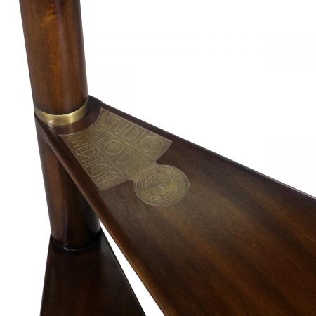 "Bibliothek" Treppe 3-stufig, Mahagoni, sofort lieferbar