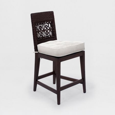 Retro Barstuhl "Morena" in Indian Sambuca