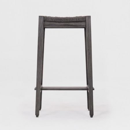 Retro Barhocker "Puri" in Manatee Grey