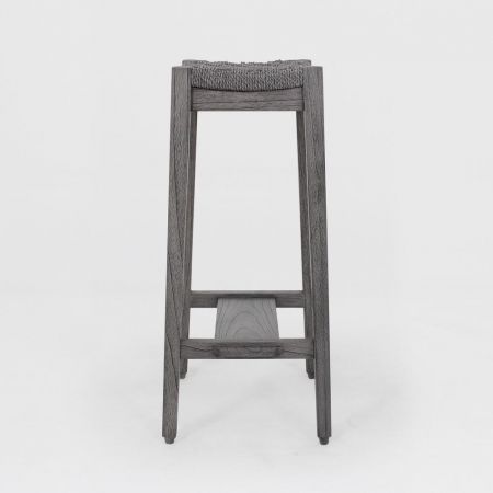 Retro Barhocker "Puri" in Manatee Grey