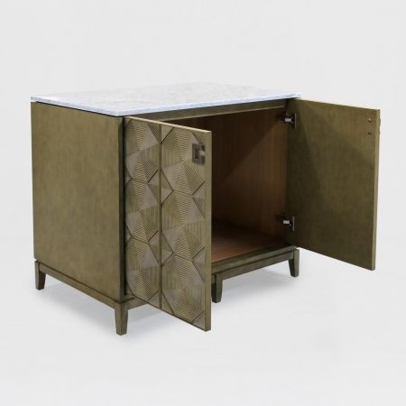 Retro Sideboard "Metzner Vanity" mit Marmor