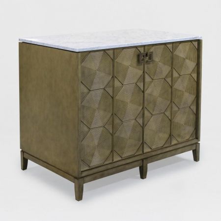 Retro Sideboard "Metzner Vanity" mit Marmor