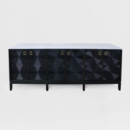 Retro Sideboard "Metzner" mit Marmorplatte