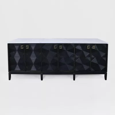 Retro Sideboard "Metzner" mit Marmorplatte