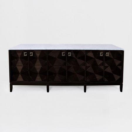 Retro Sideboard "Metzner" mit Marmorplatte