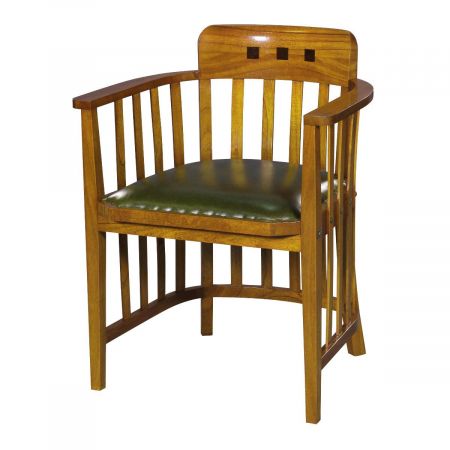 Bürostuhl Globe Wernicke Leder Grün