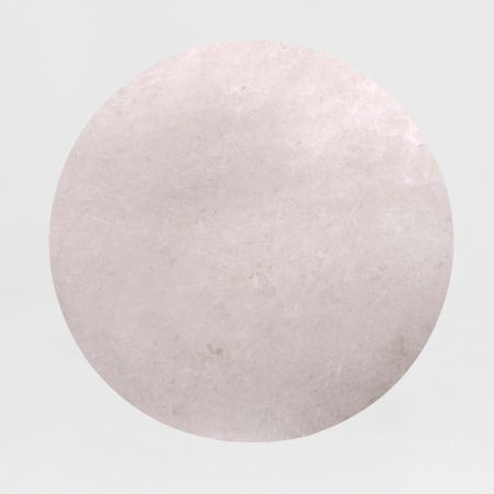 Runder Marmor Esstisch in Weiß