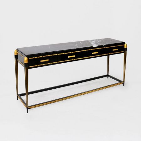Vintage Sideboard mit Marmorplatte