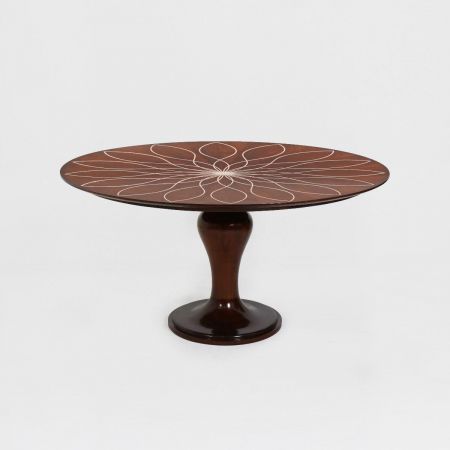 Runder Art Deco Esstisch