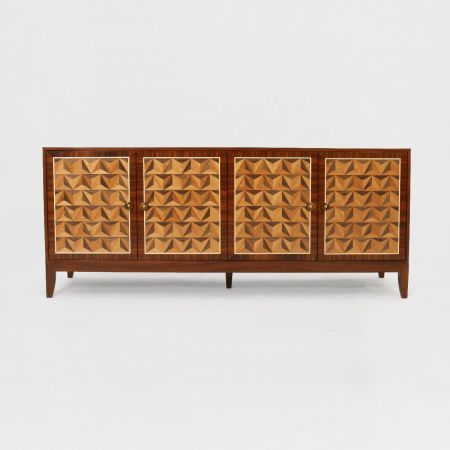 Retro Sideboard "Cherry", 4-türig