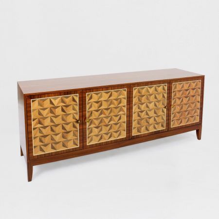 Retro Sideboard "Cherry", 4-türig