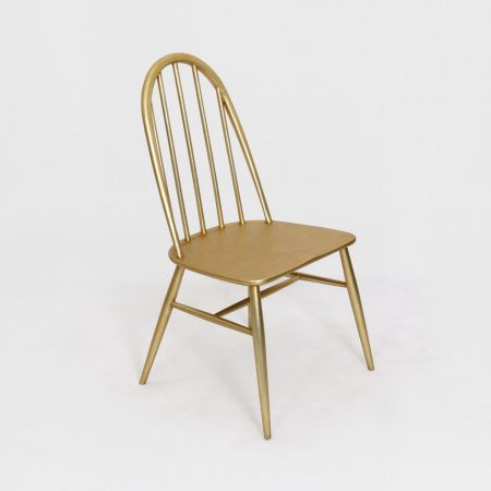 Art Deco Stuhl Ashley in Gold