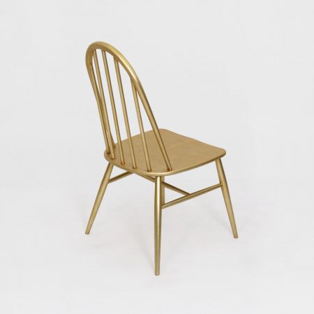 Art Deco Stuhl Ashley in Gold