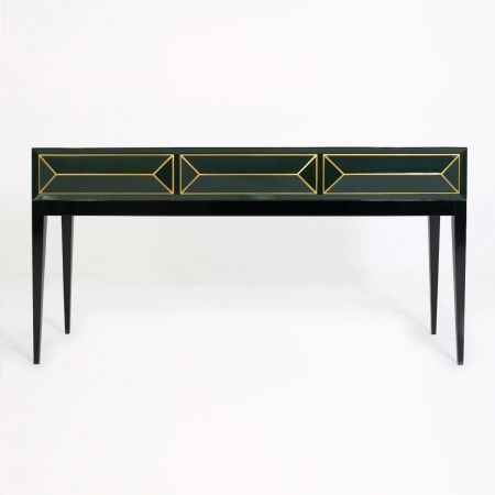 Schwarzes Sideboard im Midcentury Stil