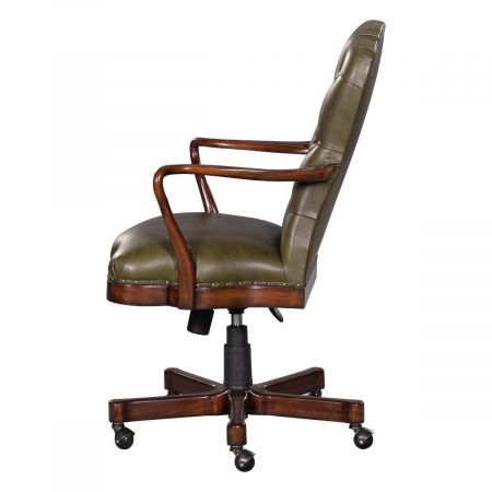 Oxford Chesterfield Büro Swievel in Grün