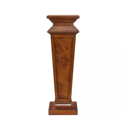 Blumensäule Pedestal in Burl