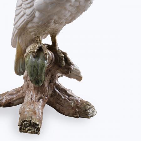 Papagei Porzellanfigur