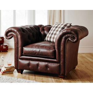 "Dexter Chair" Chesterfield Sessel