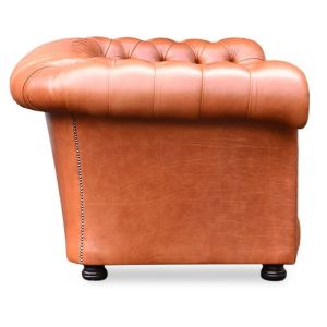 "Dexter" Chesterfield Sofa 2-Sitzer Echtleder