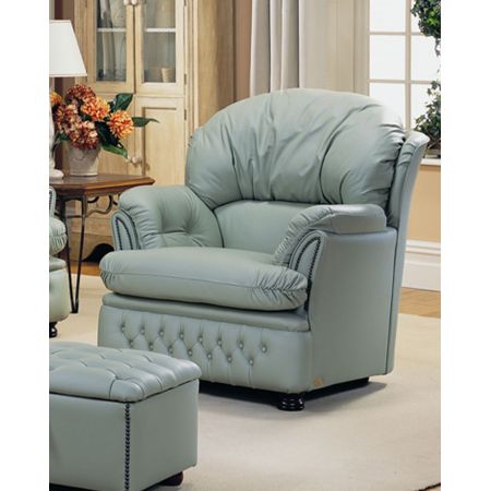 "Ellie Chair" Chesterfield Sessel (Abb. in Leder)