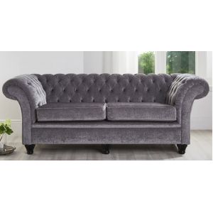 Chesterfield Ledersofa "Empire" 4-Sitzer Original englisch