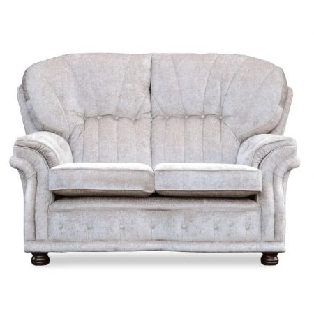 "Hailey" Chesterfield Sofa original 2-Sitzer Echtleder