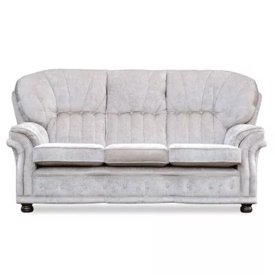 "Hailey" original Chesterfield Sofa Echtleder 3-Sitzer englisches Ledersofa