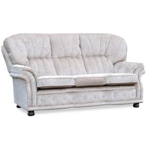 "Hailey" original Chesterfield Sofa Echtleder 3-Sitzer englisches Ledersofa