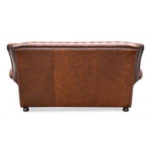 "Harvey" original Chesterfield Sofa Echtleder 3-Sitzer englisches Ledersofa