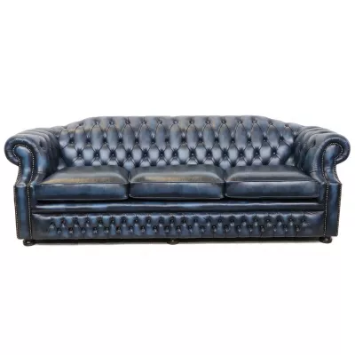 Chesterfield Sofa "Hugo" original 4-Sitzer