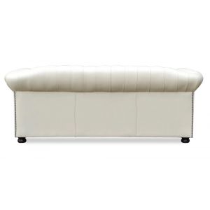 "Jaxon" original Chesterfield Sofa Echtleder 3-Sitzer englisches Ledersofa