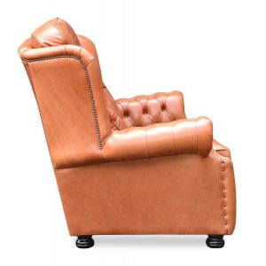 "Taylor" original Chesterfield Sofa Echtleder 3-Sitzer englisches Ledersofa