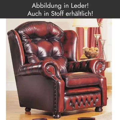 Chesterfield Sessel "Taylor" (Abb. in Leder)