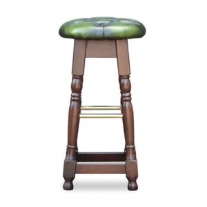 "Tudor High Bar Stool" Chesterfield Barhocker, Barstuhl, Stuhl