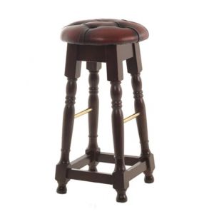 "Tudor High Bar Stool" Chesterfield Barhocker, Barstuhl, Stuhl