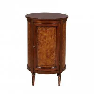 Round Central Cabinet-Burl