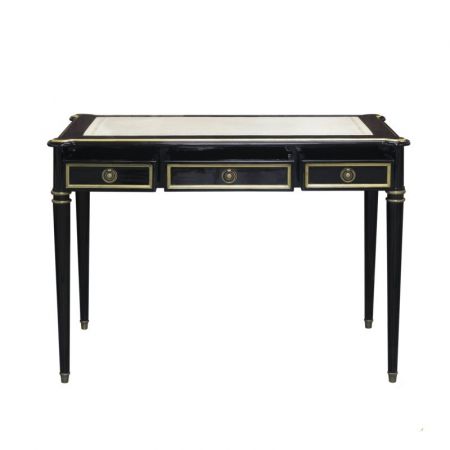 Schreibtisch Writing Desk Leder Top