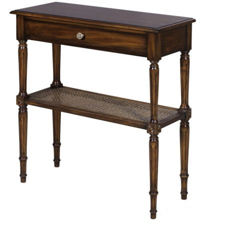 Konsole Mahagoni französisch mit Schublade und Ablage