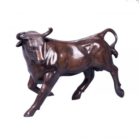 "Stier II" Bronzefigur