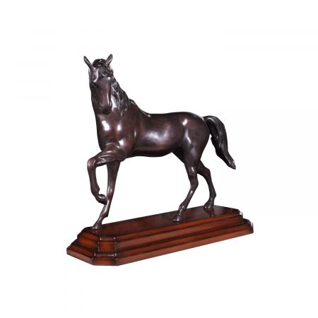 "Edles Pferd" Bronzefigur