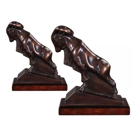 "Widder Päärchen" Buchstützen