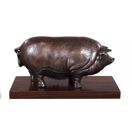 "Schwein" Bronzefigur