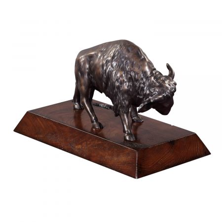 "Bison" Bronzefigur