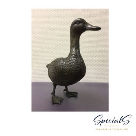 "Stehendes Entenpärchen" Bronzefiguren