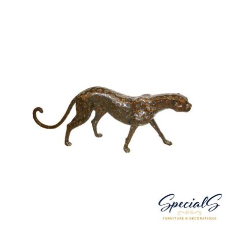 "Stehender Gepard" Bronzefigur