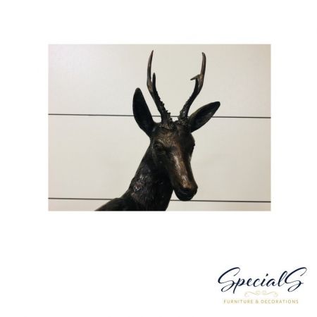 "Hirsch" Bronzefigur