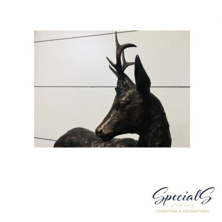 "Hirsch" Bronzefigur